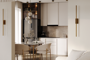 Квартира в бежевых тонах