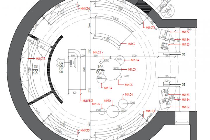 проектировка мебели в системе БАЗИС любой сложности.