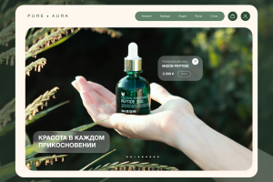 Концепция веб-сайта интернет-магазина косметики