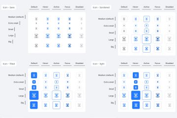 Дизайн систем / UI-kit под проект
