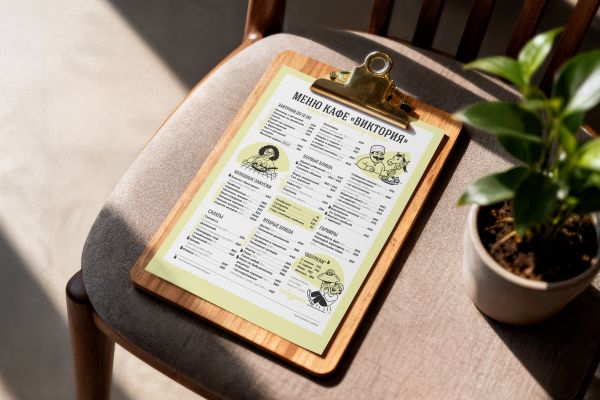 Меню для ресторанов