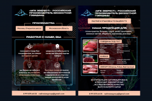 Дизайн двухстороннего флаера