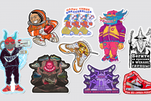 Стикеры, 3d-стикеры, переводнушки