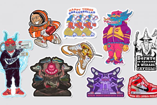 Стикеры, 3d-стикеры, переводнушки