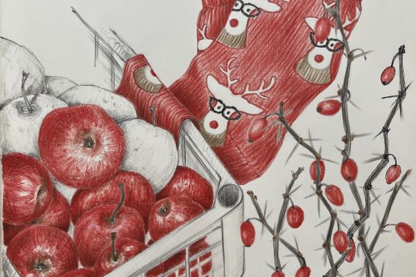 Красные яблоки