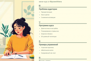 Презентация под ключ для блогера. Тема: "30 дней продуктивности"