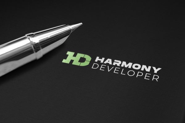 Логотип для дизайнерского бренда THE HARMONY DEVELOPER (США)