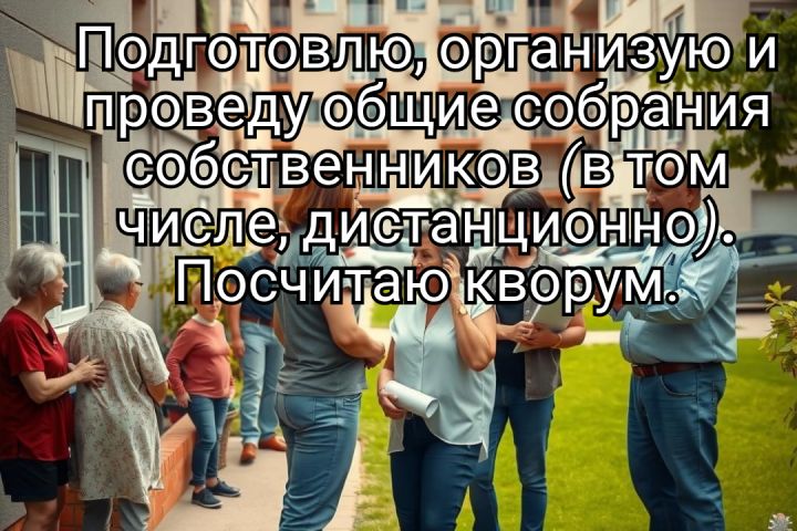 Консультирование в ЖКХ. Организация общих собраний, договоры, пакеты документов