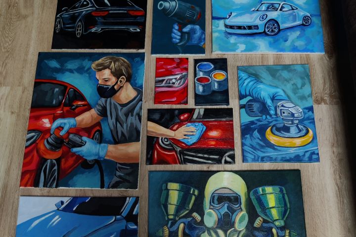 Картины на заказ акрилом на холсте. Авторская работа