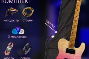 Инфографика электрогитара