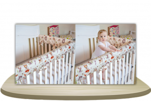 Ребёнок В Кроватке - Фотоколлаж