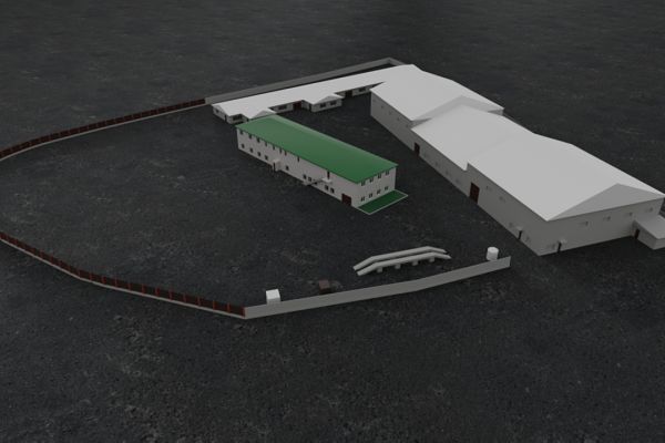 Выполнил моделирование оборудование и инструмента для организации. Эталон помещения для хранения оборудования, материала и шанцевого инструмента.