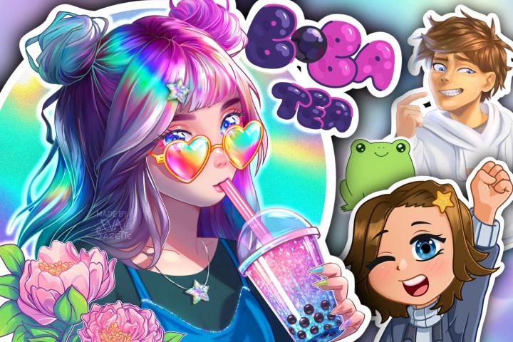 Стикеры и эмодзи для Telegram, Twitch, Discord, WhatsApp и печати