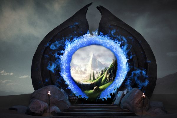 АРТ  "Сияющий проход: граница миров"