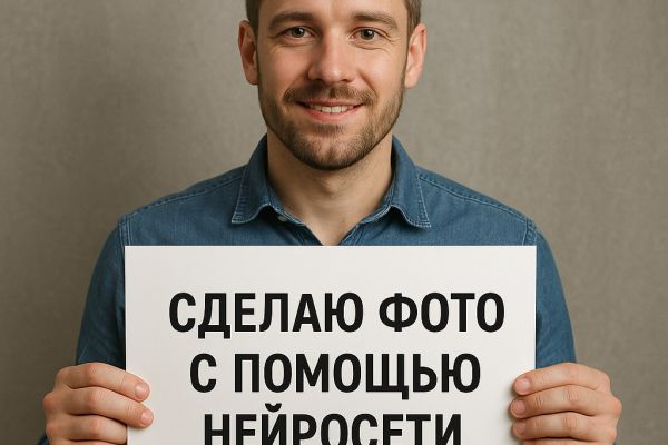 Сделаю фото с помощью нейросети недорого,и озвучить могу тоже(от 50-200 руб за 2-3 фото)