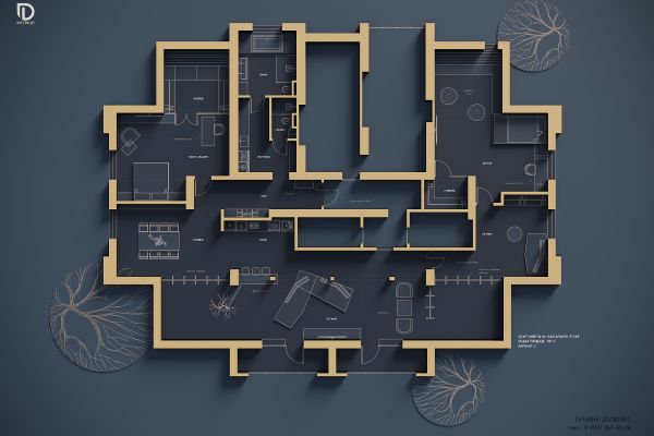 Планировочное решение в 3D/2D