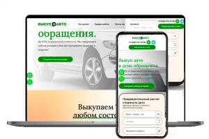 Сайт для сервиса скупки автомобилей в Туле