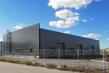 Разделы"Генеральный план (СПОЗУ)" "Архитектурные решения", Склад класса "В" в Новосибирске