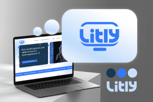 Логотип для Litly - платформа для преподавателей IT