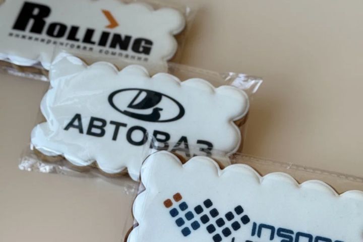 Имбирные пряники с вашим логотипом - 5611746