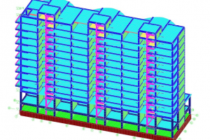 Жилое здание 2 9 этажей в сейсмическом районе 8 баллов