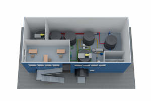 Создание 3D модели промышленного объекта
