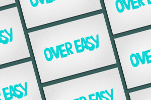 Логотип для бренда одежды Over easy