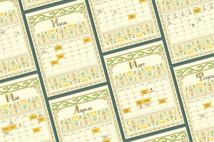 Дизайн семейного календаря