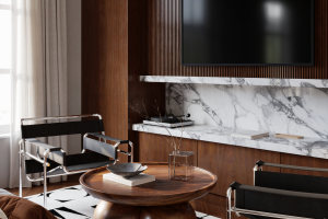 Визуализация гостиной