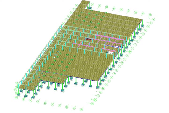 Разработка стадии П строительных конструкций здания или сооружения (до 5000 м2) - 5612559
