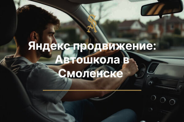 Яндекс продвижение для Автошколы в Смоленске