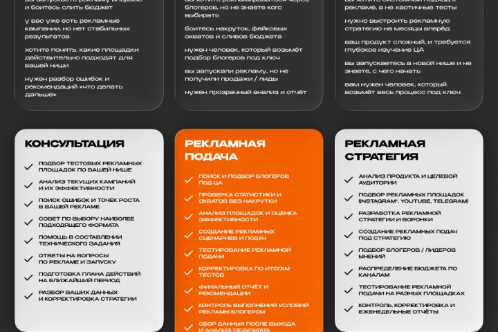 Закупка рекламы у блогеров/ influence маркетинг