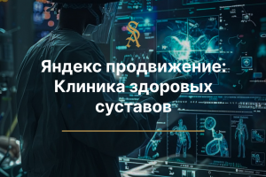 Яндекс продвижение для Клиники здоровых суставов