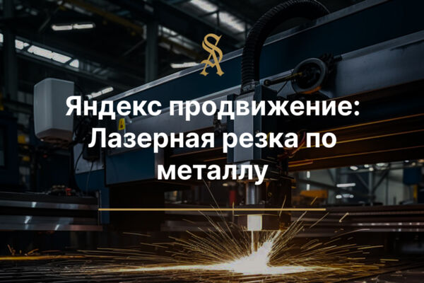 Яндекс продвижение лазерная резка по металлу