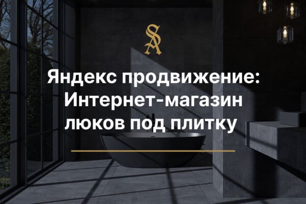 Яндекс Продвижение и Google Ads: для интернет-магазин люков под плитку