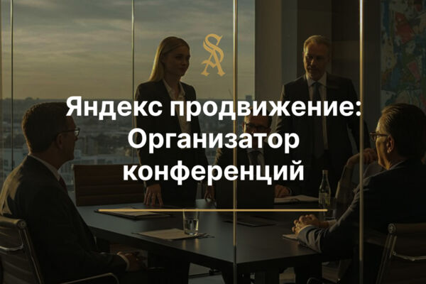 Яндекс Продвижение: Для организатора конференций.
