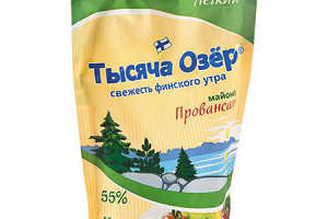 Упаковка Майонез "Тысяча Озер"