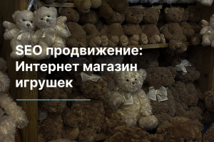 SEO продвижение: Интернет магазин игрушек