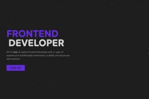 Разработка портфолио-сайта на Next.js и Tailwind
