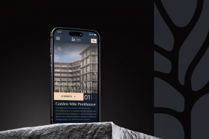 Лендинг премиального жилого комплекса Golden Mile.