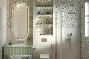 Визуализация санузла для загородного дома