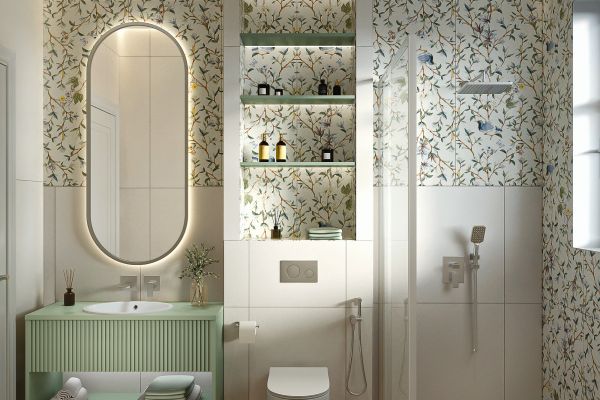 Визуализация санузла для загородного дома