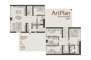 Оформление планов загородного дома