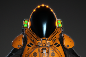 Прототип скафандра для игры "The Crust"