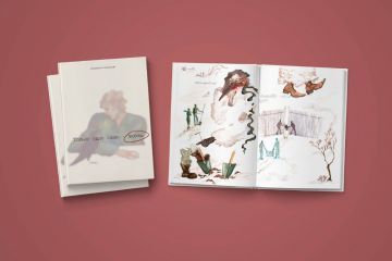 создание автобиографичного комикса про Ренату Литвинову "Только одно слово - любовь" , разработка персонажей и обложки.