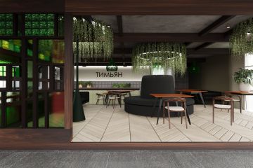 3d-визуализация кафе