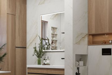 Санузел  с включением дерева