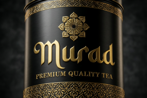 Логотип для премиальной марки чая Мурад