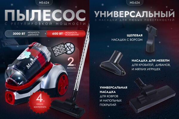 Инфографика пылесоса