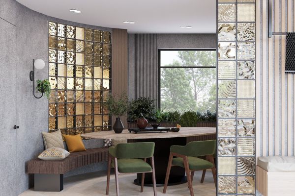 Баня с большой гостиной